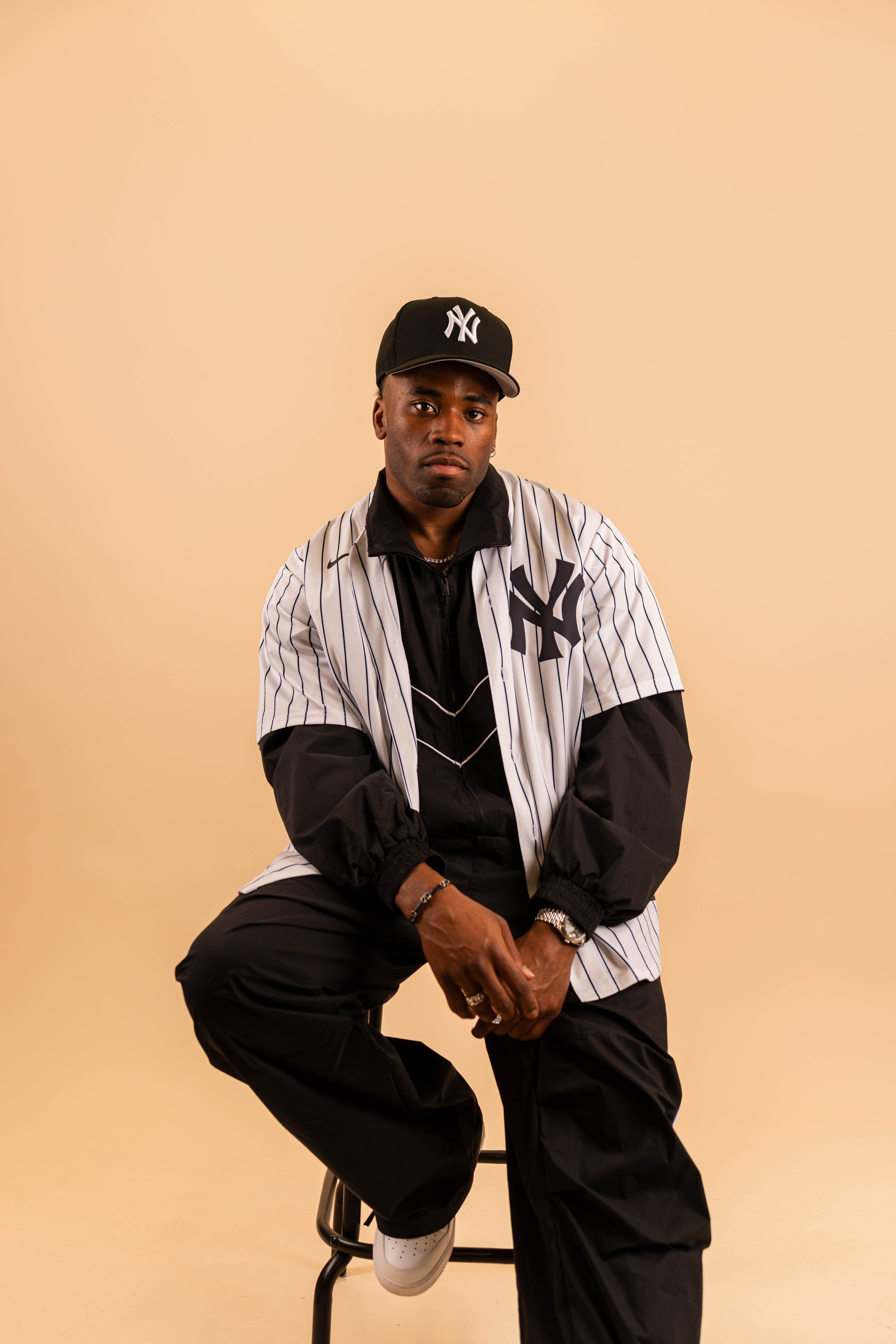 New Era New York Yankees 59FIFTY and New York Yankees Official Home Jersey. Shop in-store at Lids
