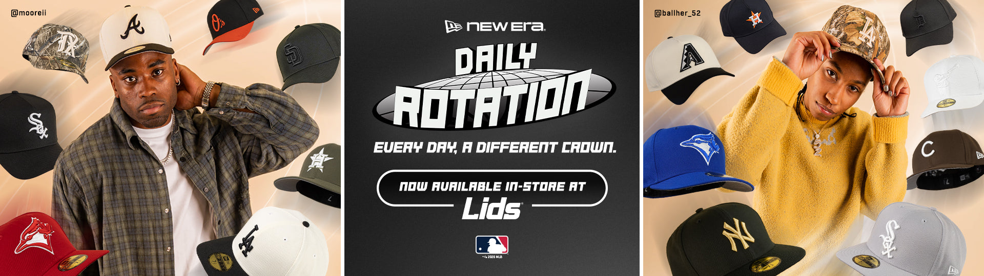 New Era Atlanta Braves black fitted cap – available in-store at Lids