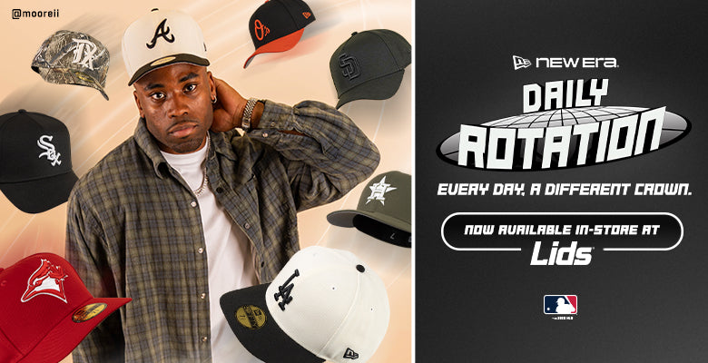 New Era Atlanta Braves black fitted cap – available in-store at Lids